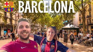 Barcelona Spain Travel Vlog 🇪🇸 Exploring the Best of Barcelona + FC Barcelona vs Tottenham Football screenshot 5