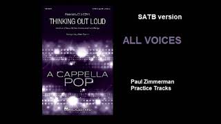 Thinking Out Loud SATB All Voices DEMO