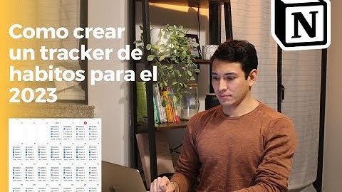 Como crear un tracker para habitos para el 2023 en Notion + Plantilla Gratis + Grafica lineal