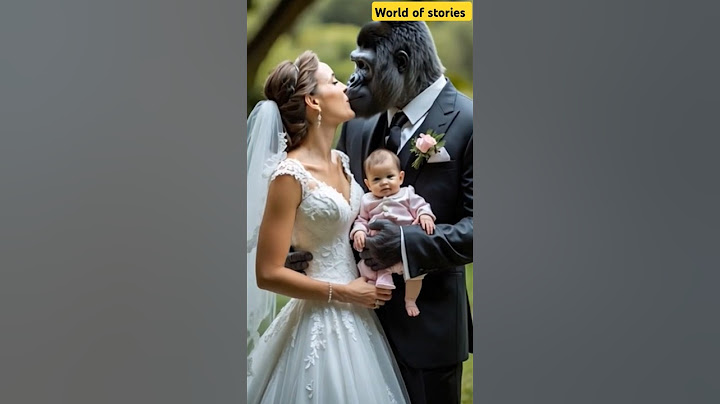 Unbreakable Bond: A Unique Wedding Story #gorilla
