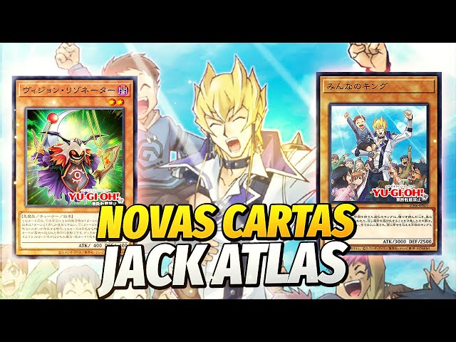 DECK JACK ATLAS - YU-GI-OH! 5DS, CARTAS DO ANIME. 