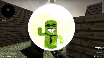 "Counter Minecraft: Silver Offensive" - CS:GO 1v1 (ft. Silveree_)