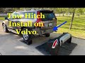 Original Volvo Tow Hitch Installation on  Volvo XC70 T6