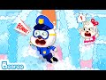 Dont play with soap  police bearee finds bonnie in soap maze  safety cartoon  funny kids cartoon