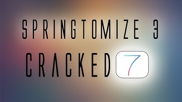 Springtomize 3 FREE on iOS 7 - Repo Link!