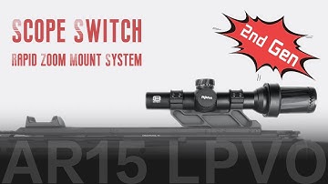 How to assemble 2nd Gen Scope switch Rapid zoom mount system