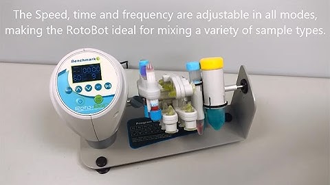 How to set and use the Rotobot™ Programmable Tube Rotator
