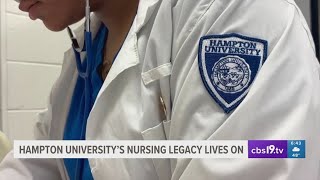HBCU Hampton University's nursing legacy lives on