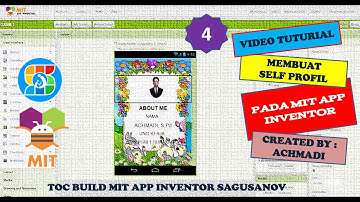 CARA MEMBUAT SELF PROFILE (COMPANY PROFILE ) PADA MIT APP INVENTOR