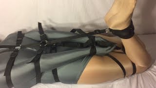 Advanced self bondage hogtie