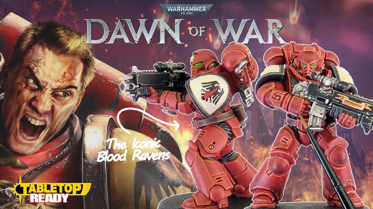 How to Paint Blood Ravens from Warhammer 40,000 Dawn of War