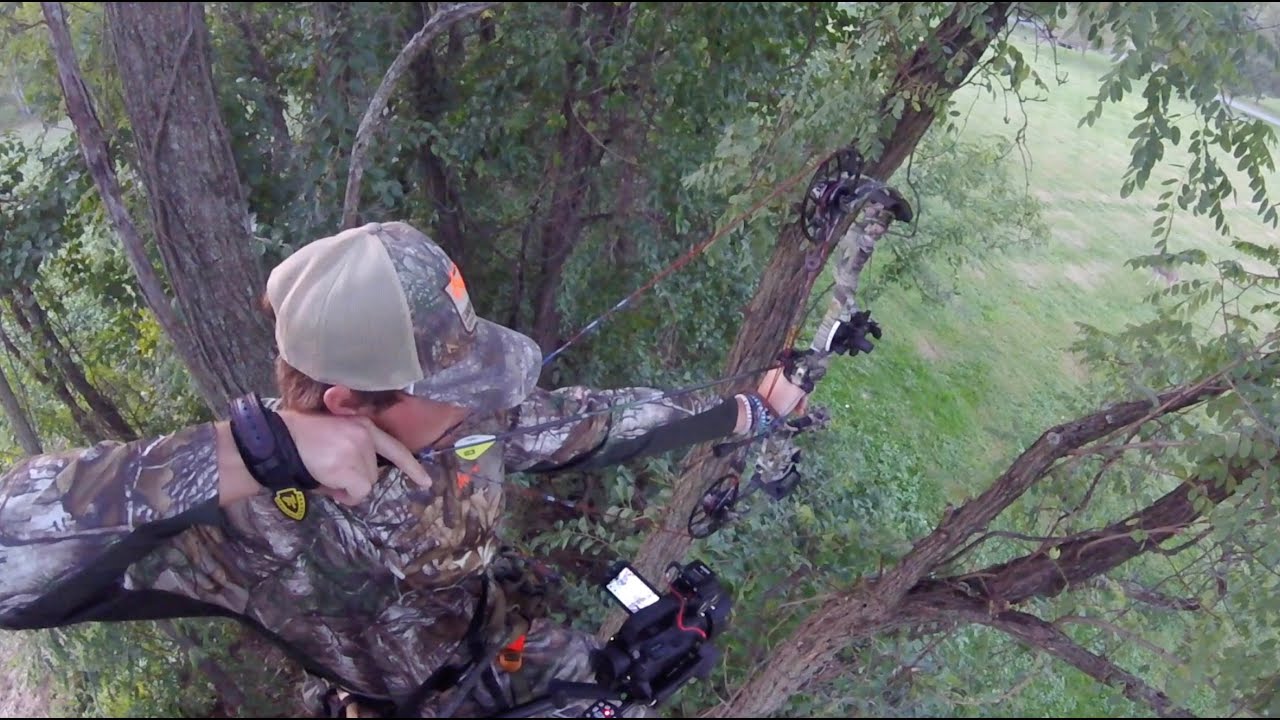 Saddle Hunting Kill PA Archery Opening Day Harvest. Archery Hunting