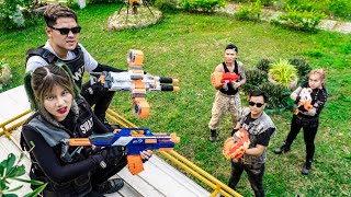 LTT Game Nerf War : Warriors SEAL X Nerf Guns Fight Mr Zero Crazy Underground Surveillance Mission