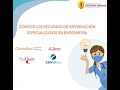 Webinar Conoce los recursos de información especializados en Enfermería