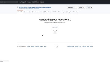 Create a New Project from GitHub Template Repository