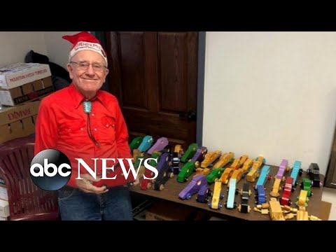 Army veteran makes wooden toys by hand for children in need