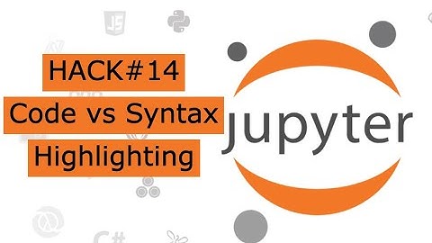 Highlight code vs syntax in Markdown | Jupyter Notebook | Hack#14