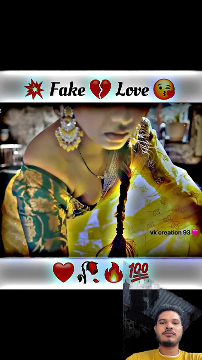 Fake love 💔🥀broken love story 💔🥺#love #bollywood #song #music #trending_  #new #romantic #shorts