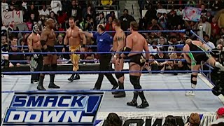 Randy Orton & John Layfield and Finlay vs Rey Mysterio & Chris Benoit & Bobby Lashley SD Feb 24,2006