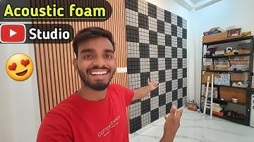 Finally Studio में Acoustic foam लगा दिया😍🔥 | Youtube Studio Making Vlog | AK technical amrit