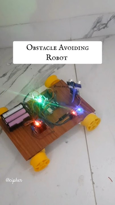 Obstacle avoiding Robot using Arduino Uno | Servo motor | Ultrasonic ...