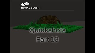 Nomad Sculpt - Quickshots 13 - Hair/Fur/Gras …..