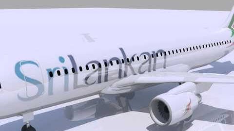 A320-200 Rendered Animation (using Kerkythea + Sketchup)