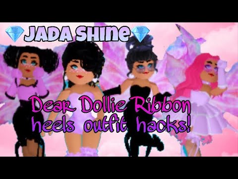 Patched 4 Cute Dear Dollie Heels Outfit Hacks Roblox Royale High Jada Shine Youtube - roblox corset mesh