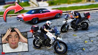 CRIMINOSO TENTOU DAR FUGA DA ROCAM e AINDA SACOU A ARMA! (SE DEU MAL) - GTA 5 MOD POLICIA!