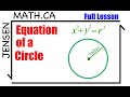 Circle Equation for Grade 10 | JensenMath