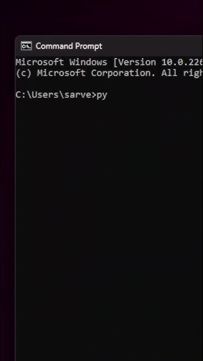 Writing first python program in command prompt | python ka version ...
