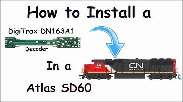 Installing a Decoder in the SD60 Locomotive: Step-by-Step Guide - A Hobby Adventure !