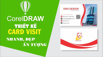 Thiết kế card visit bằng corel đẹp, nhanh nhất