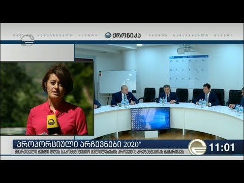 ხელისუფლება პროპორციულ არჩევნებზე ინიციატივას დღეს წარადგენს