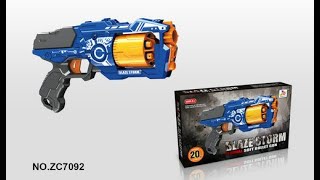 Blaze storm zecong soft bullet gun toy nerf dart blaster ZC7092 screenshot 4
