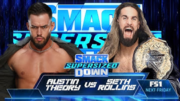 WWE2K23 Universe Mode | Austin Theory vs. Seth Rollins | World Heavyweight Championship Match