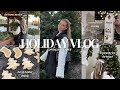 A FESTIVE HOLIDAY VLOG: getting in the spirit, christmas market, holiday baking + decorating!