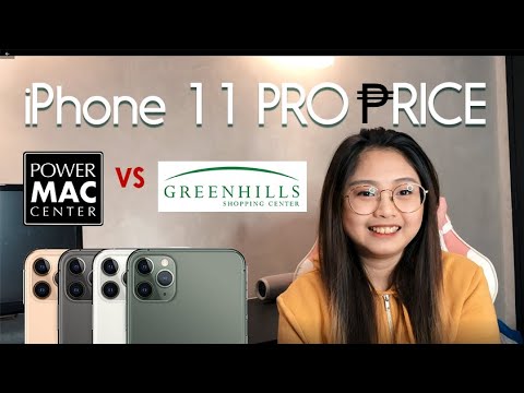 Iphone 11 Pro Philippines Price Power Mac Vs Greenhills Youtube