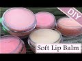 How To Make Soft Lip Balm 💋DIY Glitter Lip Gloss from Scratch