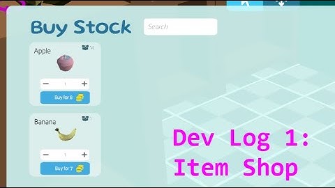 Adding an item shop to my supermarket indie game | Dev Log
