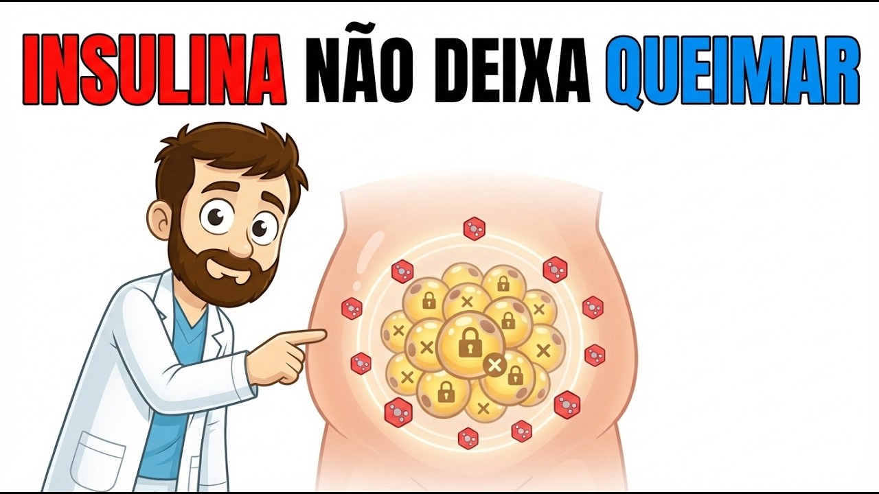 Insulina alta o dia todo impede o corpo de queimar gordura