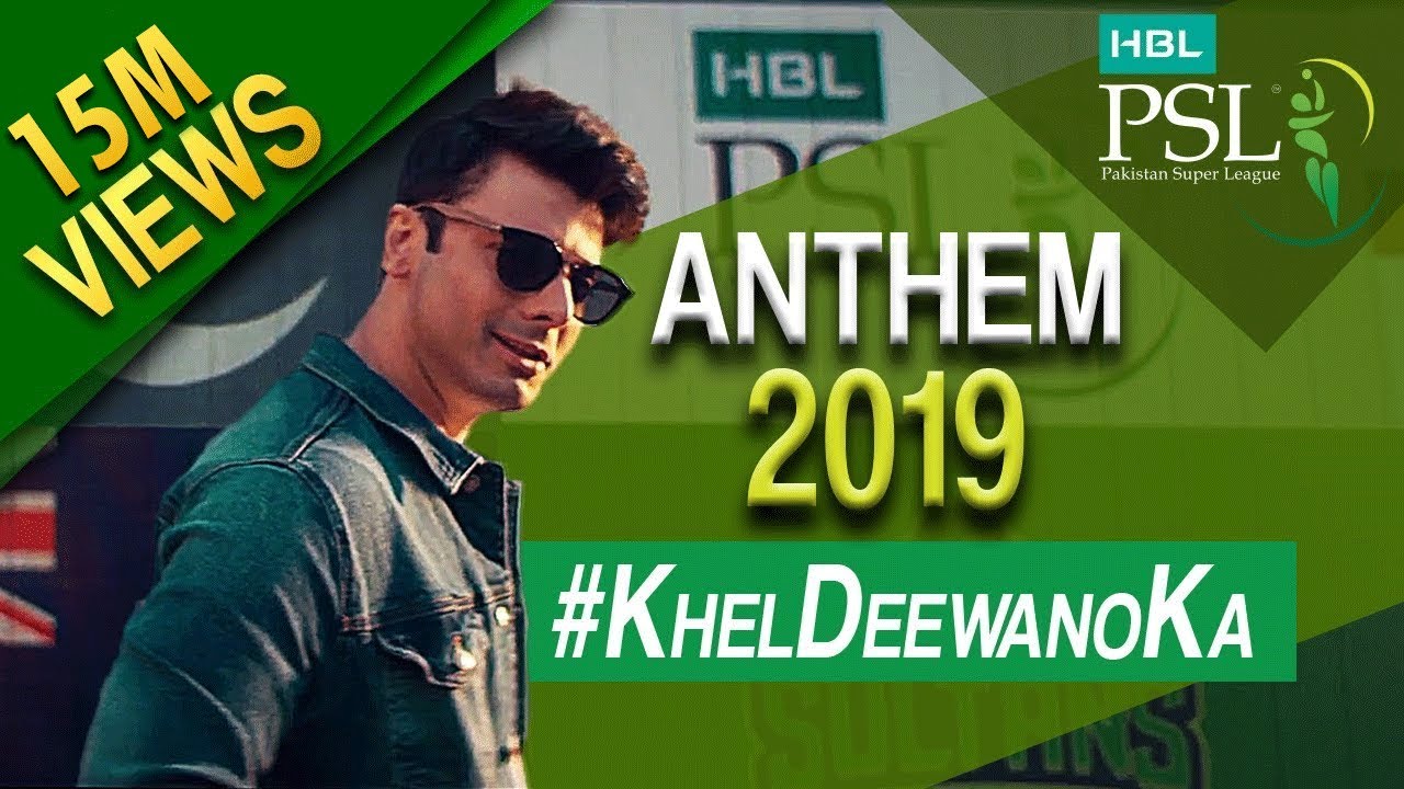 HBL PSL 2019 Anthem  Khel Deewano Ka Official Song  Fawad Khan ft Young Desi  PSL 4  MA1