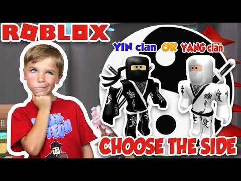 Choose The Side In Roblox Ninja Assassin Which One Dark Or Light Youtube - ninjas vs assassins in roblox roblox yin vs yang youtube