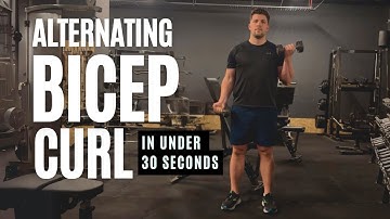 Alternating Bicep Curl - Step-by-Step Guide | Level Up Fitness