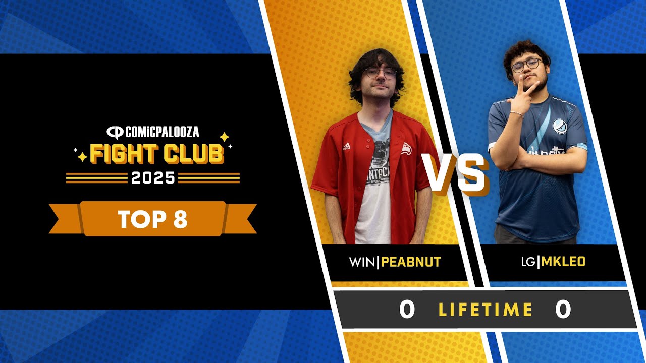 Comicpalooza 2025 - Winners Semis - Peabnut (Megaman) VS MkLeo (Joker) - Super Smash Bros. Ultimate