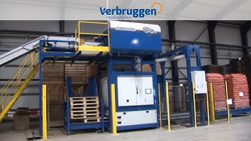 Palletizing | Automatic Palletizer machine VPM-14 by Verbruggen | with Composite Manipulator
