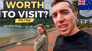 EVERYBODY TOLD US TO SEE THIS PLACE! Picton Walking Tour, Blenheim Farmer's Market | New Zealand 🇳🇿