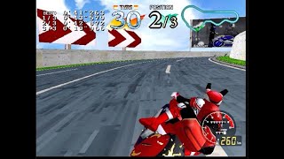 1995年 namco サイバーサイクルズ。【僅かなる破れあり、バイク