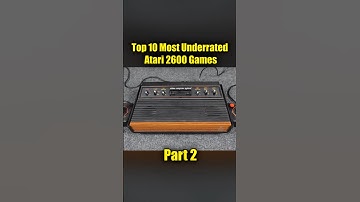 Top 10 Most Underrated Atari 2600 Games (according to fans) PART 2