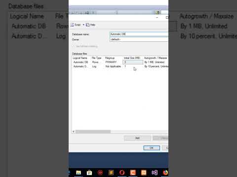 Create DB in